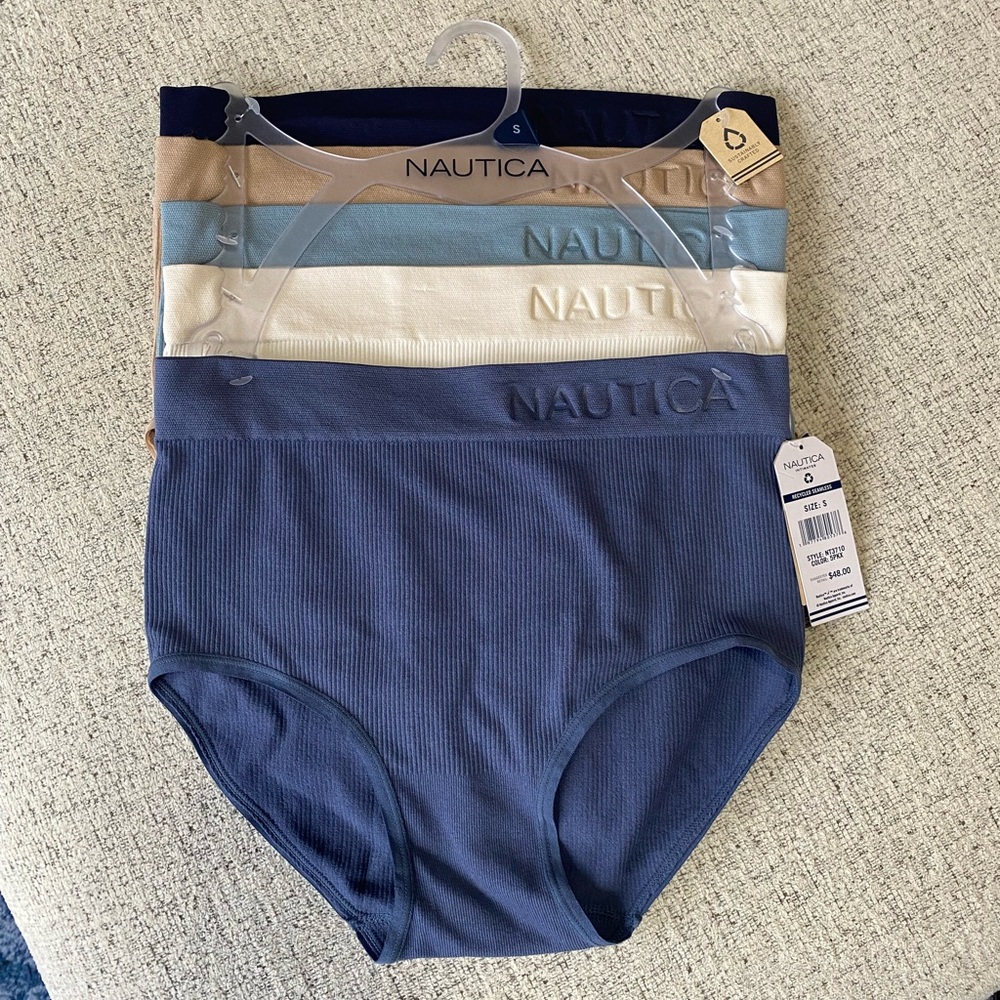 NWT Nautica 5-Pack Seamless Panties
